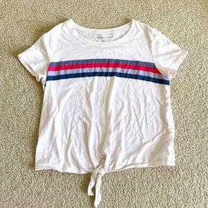 American Eagle Tie Knot T Shirt
